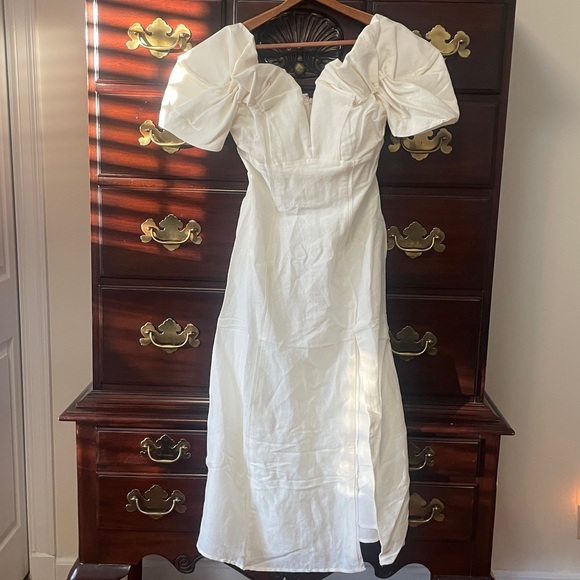 New Cult Gaia Muna Off the Shoulder Dress size 6 - Picture 6 of 15